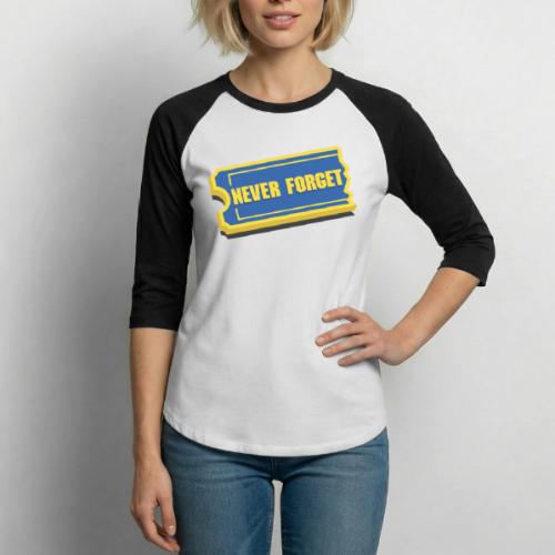 Never Forget - Unisex Baseball T-Shirt