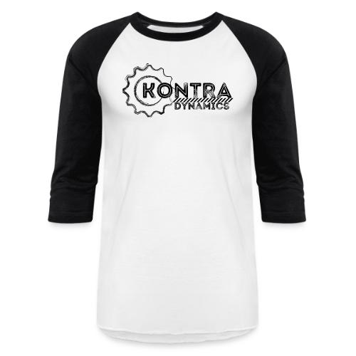 Kontra Dynamics (Black) - Unisex Baseball T-Shirt