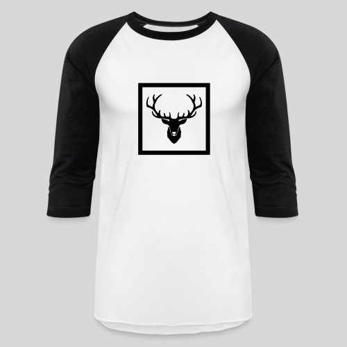Deer Squared BoW - Unisex Baseball T-Shirt
