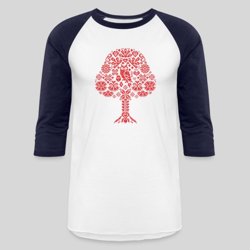 Hrast (Oak) - Tree of wisdom - Unisex Baseball T-Shirt