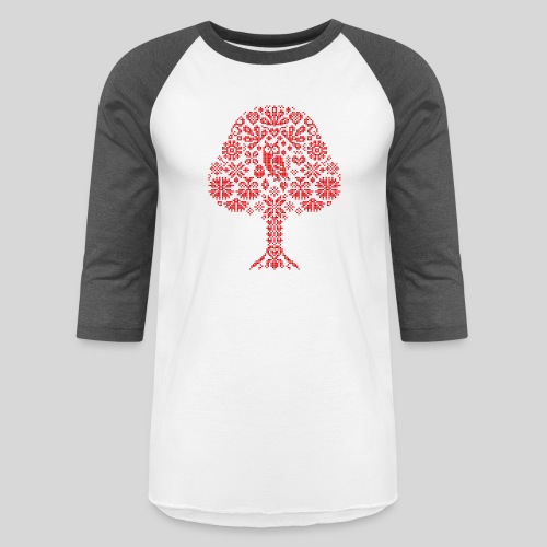 Hrast (Oak) - Tree of wisdom - Unisex Baseball T-Shirt