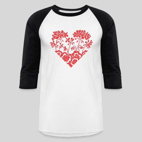 Serdce (Heart) 2A - Unisex Baseball T-Shirt