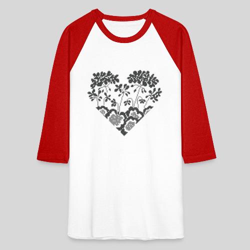 Serdce (Heart) 2B BoW - Unisex Baseball T-Shirt