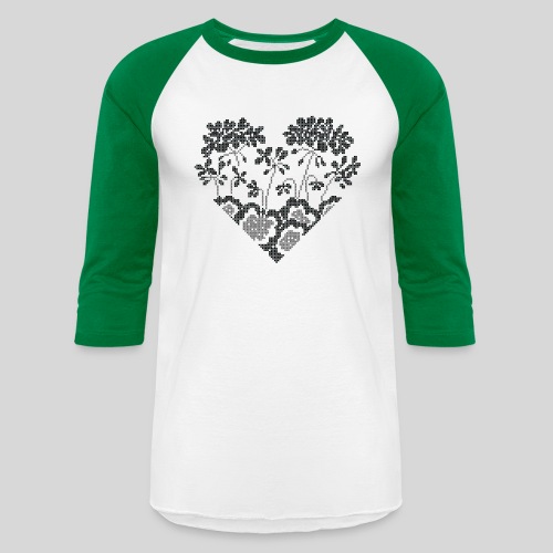 Serdce (Heart) 2B BoW - Unisex Baseball T-Shirt