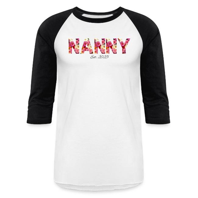 Nanny Est 2025 | Floral Pattern Font
