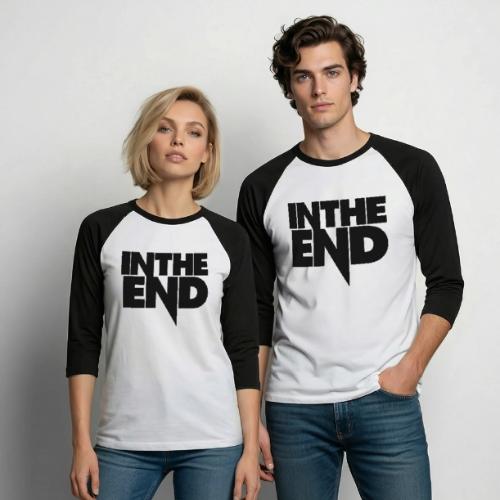 M2M Black Logo - Unisex Baseball T-Shirt