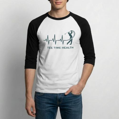 Tee Time Health - Medical Golf Gift Tee - Unisex Baseball T-Shirt