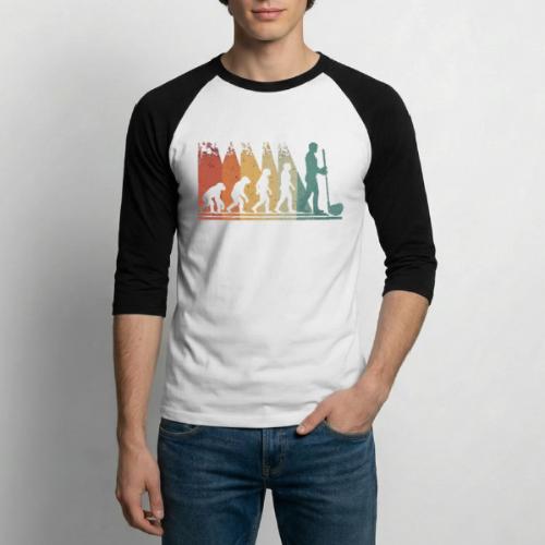 Evolution of Golf - Golf Dad Gift Tee for Men - Unisex Baseball T-Shirt