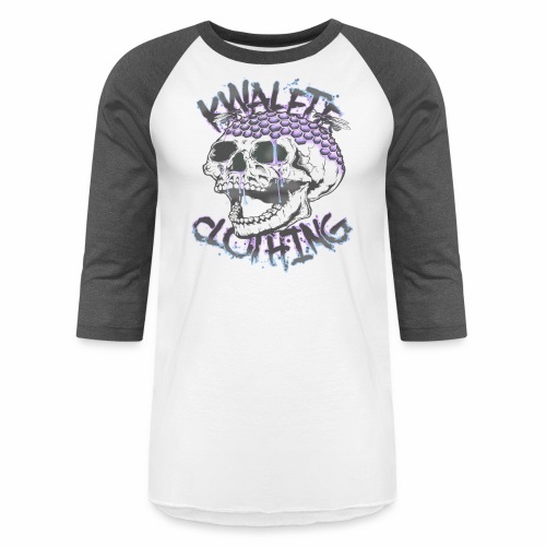 Kwalete Clothing Skull Blend MMXXII - Unisex Baseball T-Shirt