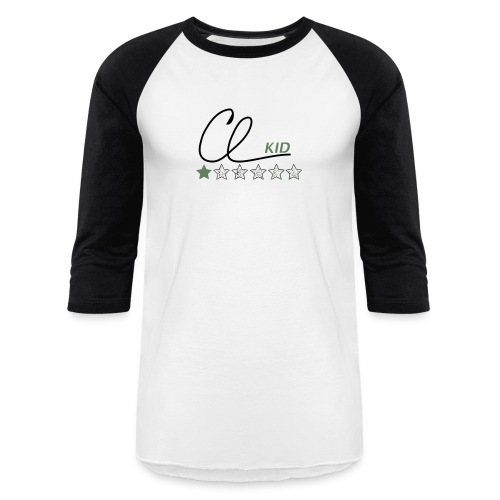 CL KID Logo (Olive) - Unisex Baseball T-Shirt