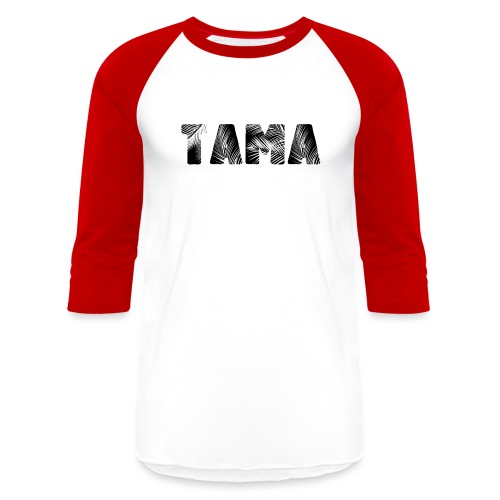 Tama Black - Unisex Baseball T-Shirt