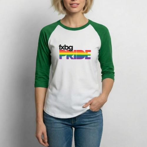 FXBG PRIDE LOGO - Unisex Baseball T-Shirt