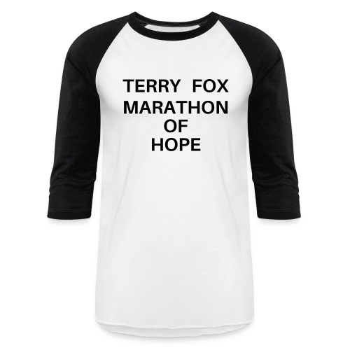 Terry Fox Marathon Of Hope - Unisex Baseball T-Shirt