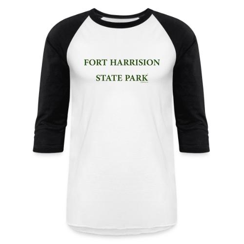 Fort Harrison State Park, forest - Unisex Baseball T-Shirt