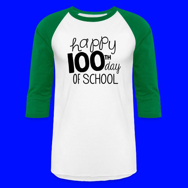 Happy 100th Day of School Chalk Teacher T-Shirt