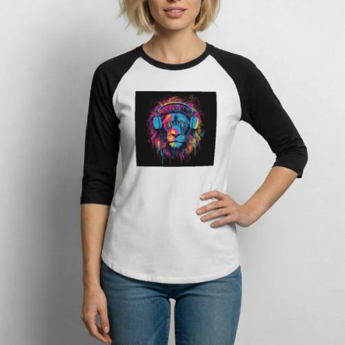 Lion of Zion - Unisex Baseball T-Shirt