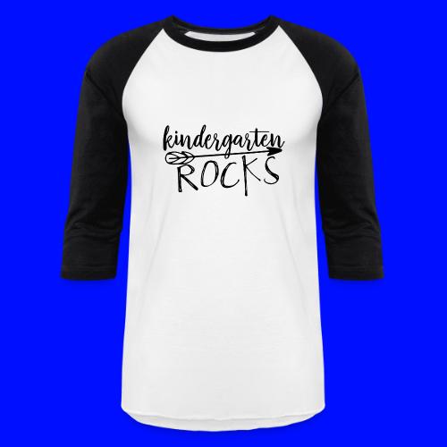 Kindergarten Rocks Teacher T-Shirts - Unisex Baseball T-Shirt