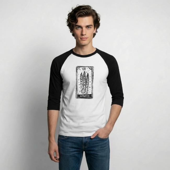 Asparagus Tarot Card - Black Ink