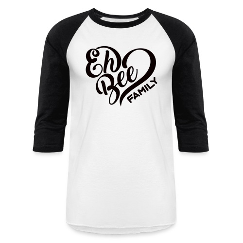 EhBeeBlackLRG - Unisex Baseball T-Shirt