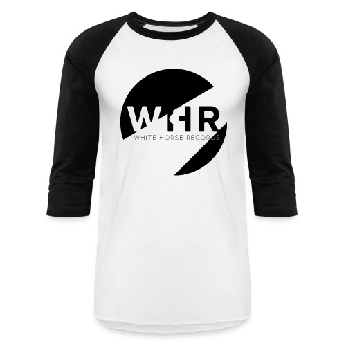 White Horse Records Logo - Unisex Baseball T-Shirt