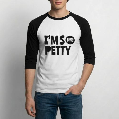 So Petty Black LOGO - Unisex Baseball T-Shirt