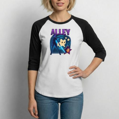 Alley of the Stars - Unisex Baseball T-Shirt
