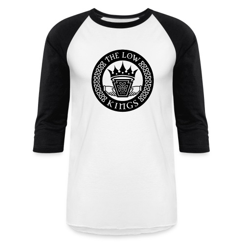 Black logo - Unisex Baseball T-Shirt