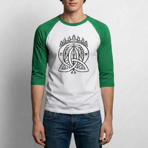 Alpha Omega Trinity - Unisex Baseball T-Shirt