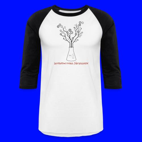 IN Logo Fixed - Unisex Baseball T-Shirt