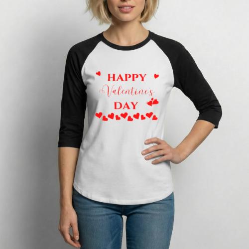 Valentine's Day Fashion, Living Love February 14 - Unisex Baseball T-Shirt