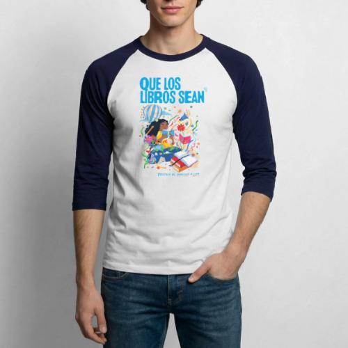 Let Books Be by Loveis Wise (Spanish) - Unisex Baseball T-Shirt