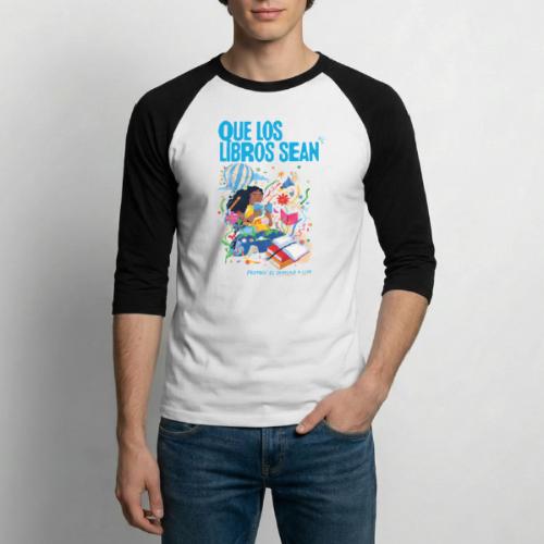 Let Books Be by LoveIs Wise (Spanish) - Unisex Baseball T-Shirt