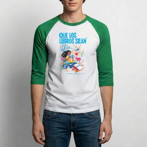 Let Books Be by LoveIs Wise (Spanish) - Unisex Baseball T-Shirt
