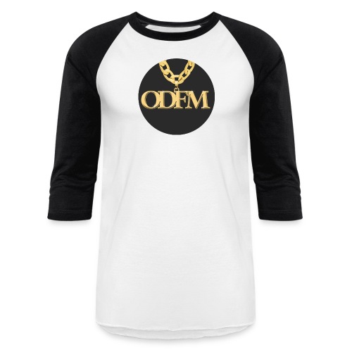 ODFM Podcast™ gold chain from One DJ From Murder - Unisex Baseball T-Shirt
