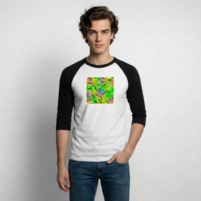 Vibrant Plant Strokes Design