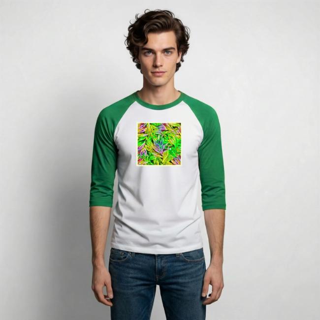 Vibrant Plant Strokes Design