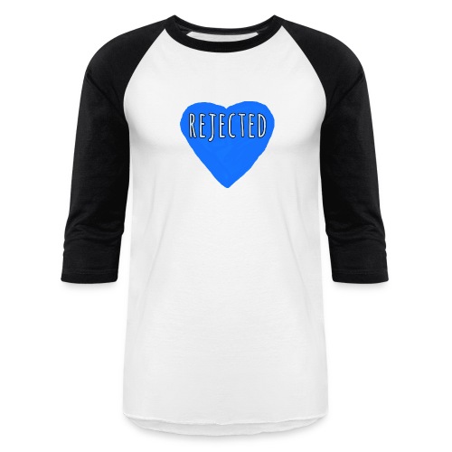 Rejected Candy Heart - Unisex Baseball T-Shirt