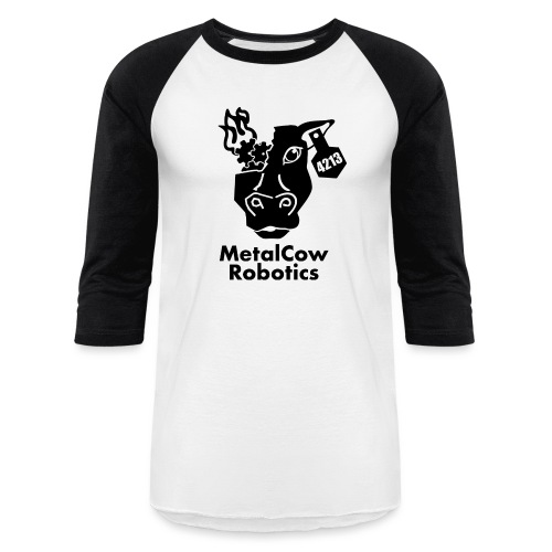 MetalCow Solid - Unisex Baseball T-Shirt