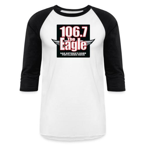 106.1 The Eagle - Unisex Baseball T-Shirt