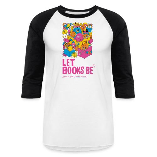 Let Books Be by Hyesu Lee - Unisex Baseball T-Shirt