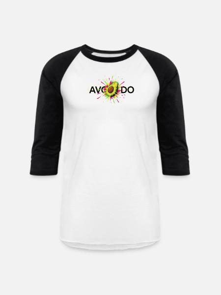VARENO - URBAN SPLIT - Unisex Baseball T-Shirt - white/black
