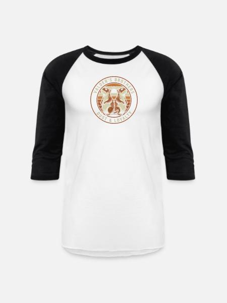 Valder's Brothers: Dust & Loyalty - Unisex Baseball T-Shirt - white/black