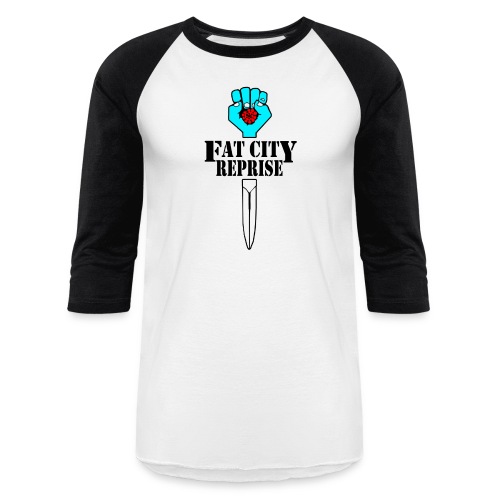 Fat City Fist - Unisex Baseball T-Shirt