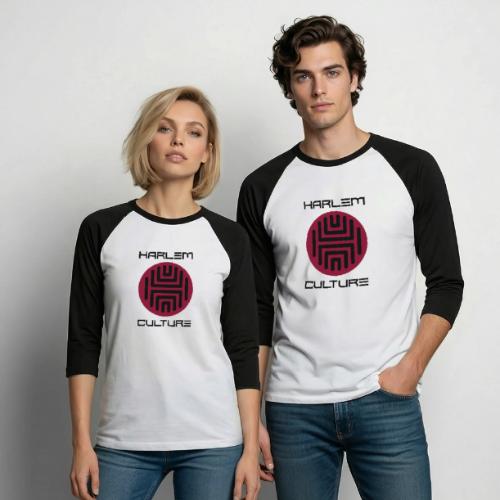 HARLEM CULTURE - Unisex Baseball T-Shirt