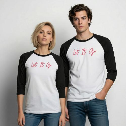 Let It Go - Unisex Baseball T-Shirt