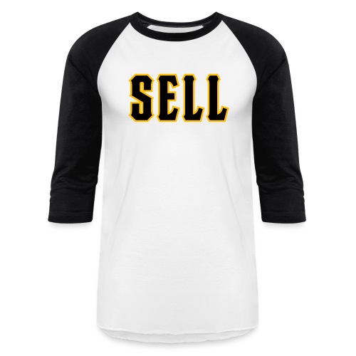 Sell (on light) - Unisex Baseball T-Shirt