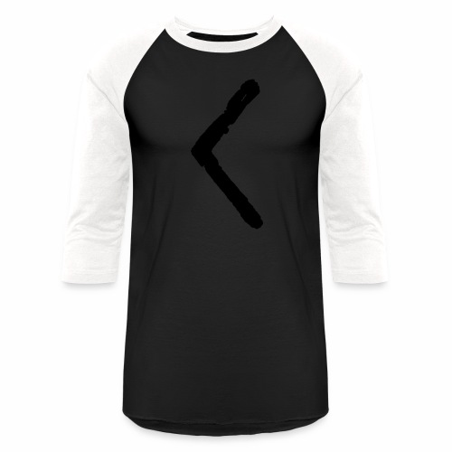 Elder Futhark Rune Kenaz - Letter C & K - Unisex Baseball T-Shirt
