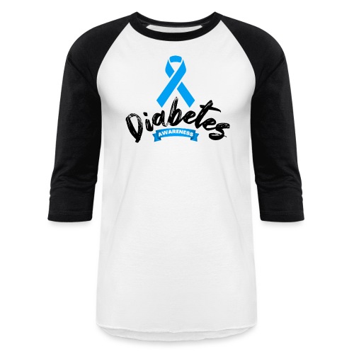 Diabetes Awareness - Unisex Baseball T-Shirt