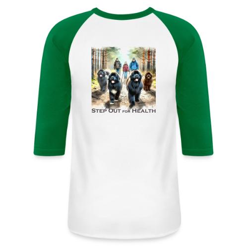 Step Out for Health - Unisex Baseball T-Shirt