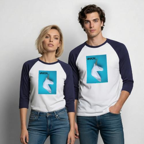UniKin Adult - Unisex Baseball T-Shirt